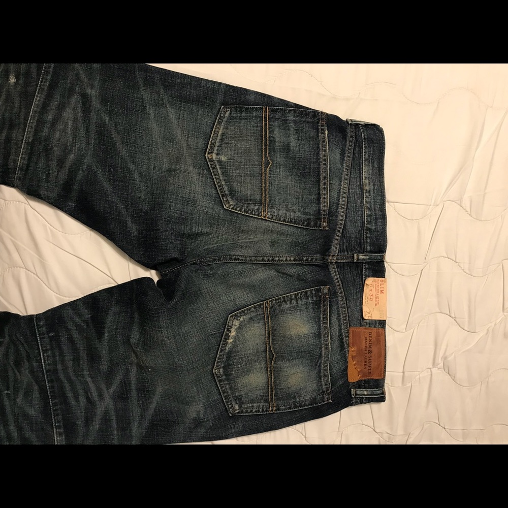 Size 36 x 32 slim fit Ralph Lauren polo jeans